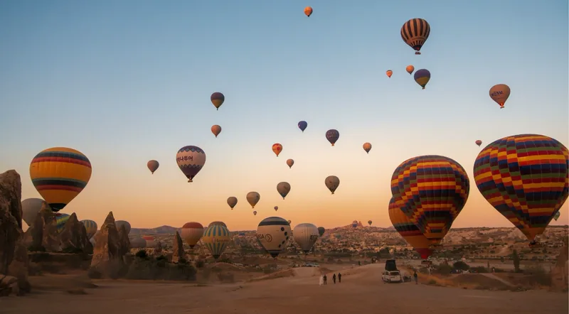 Comfort balloon flight over Göreme valley